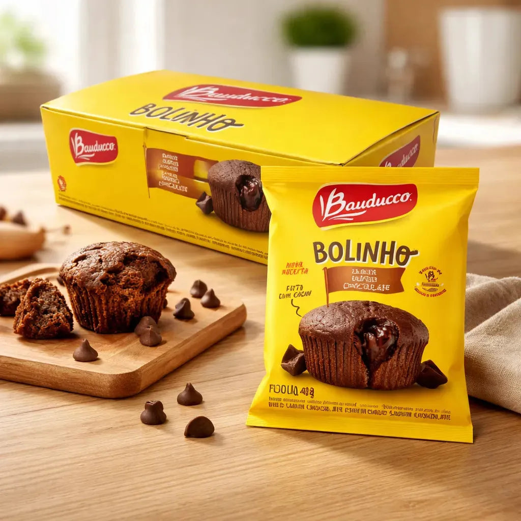 Bolinho Duplo Chocolate Bauducco 16 x 40 g