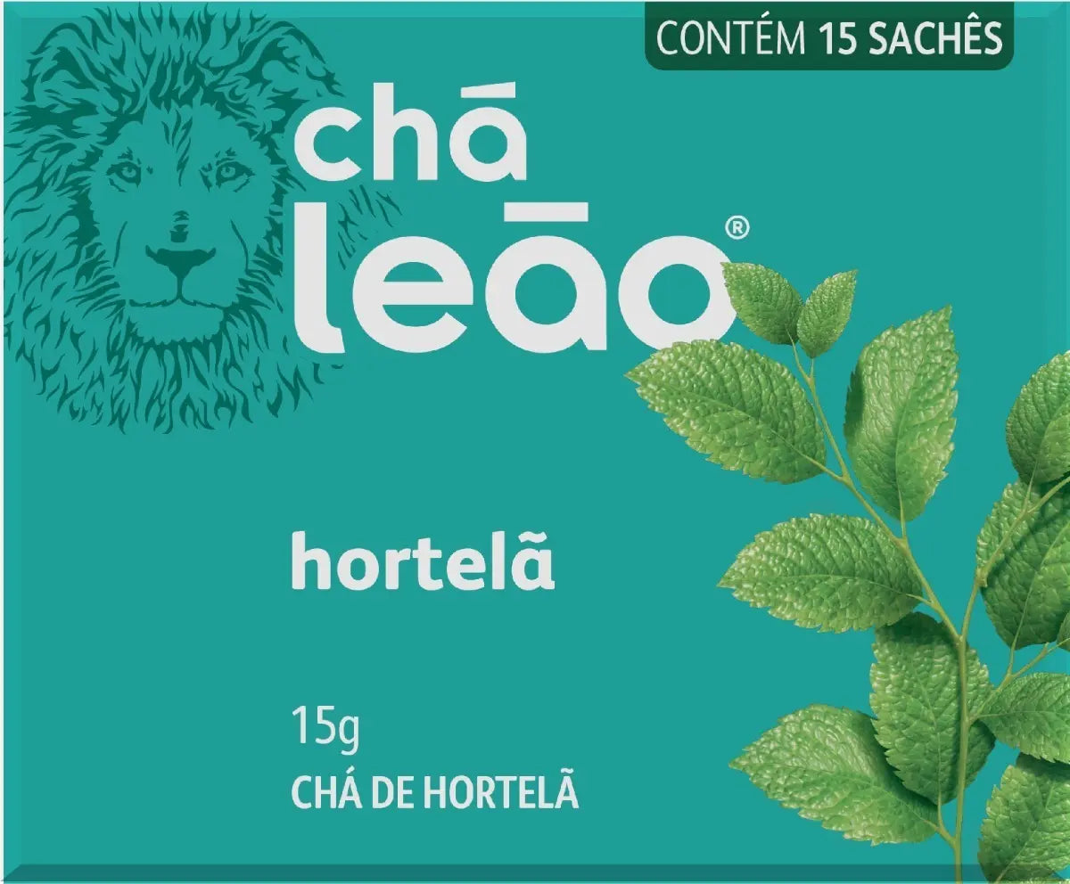 Chá Leão Hortelã 15 Sachês 1g