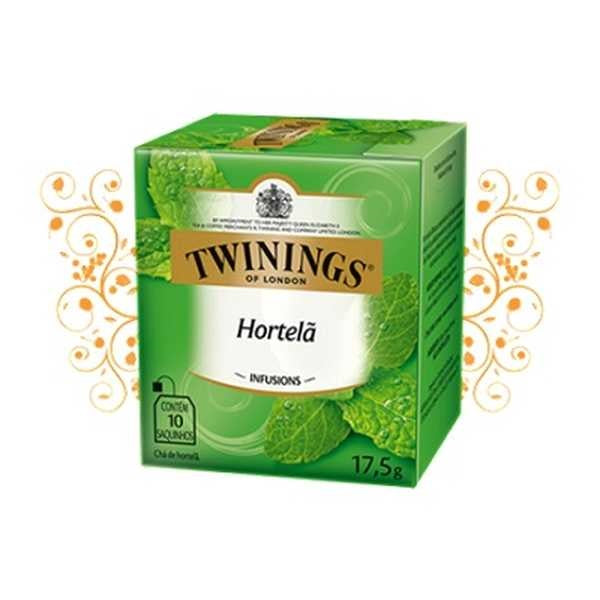 Chá Twinings de Hortelã 17,5 g Caixa com 10 Sachês