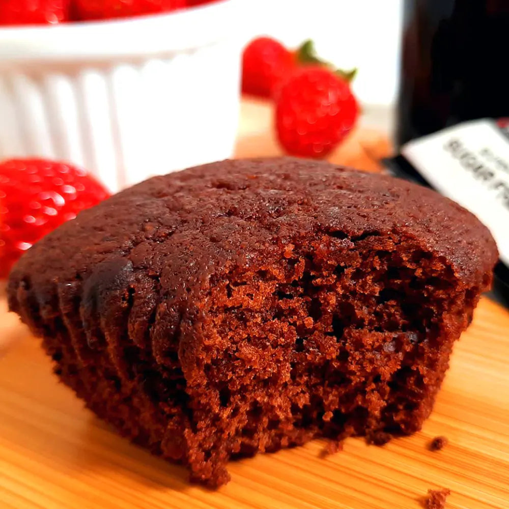 Bolinho Belive Double Chocolate Sem Glúten Sem Lactose Sem Açúcar 10 Unidades de 40g Cada (400g Total)