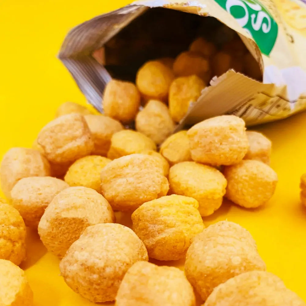 Caixa GoodSoy Snacks Salgadinho de Queijo 20 x 25 g Sem Glúten Sem Leite Sem Lactose
