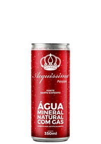 Água com Gás Acquissima Lata 350ml - Pack com 12 unidades