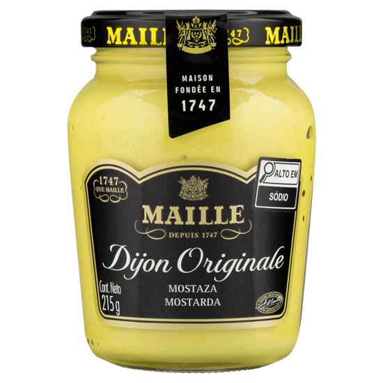 Mostarda Dijon Original Maille Vidro 215 g