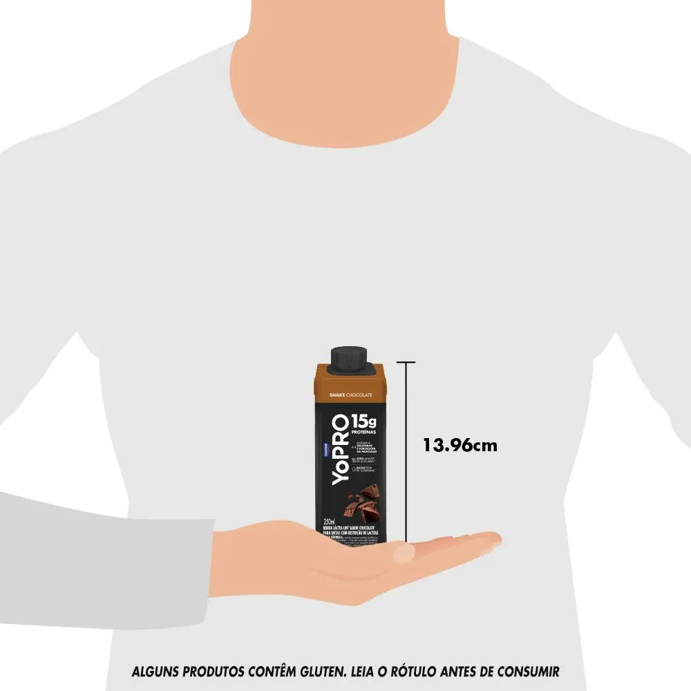 Yopro Bebida Láctea Chocolate 250ml 15g de Proteina