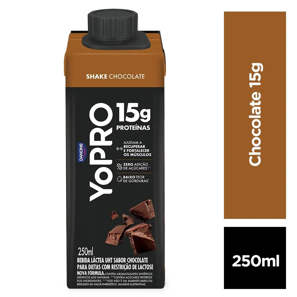 Yopro Bebida Láctea Chocolate 250ml 15g de Proteina