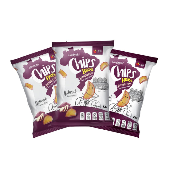 Chips de Batata Doce Natural ChipsBrasil 10 g