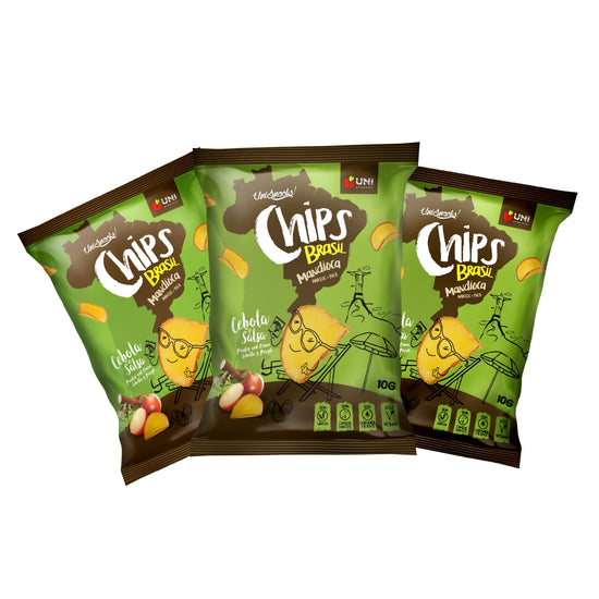 Mandioca Chips Brasil Salsa e Cebola 35 g
