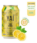 Pack 6 Latas Chá Verde Yaí Limão e Hortelã - Zero Calorias e Sódio