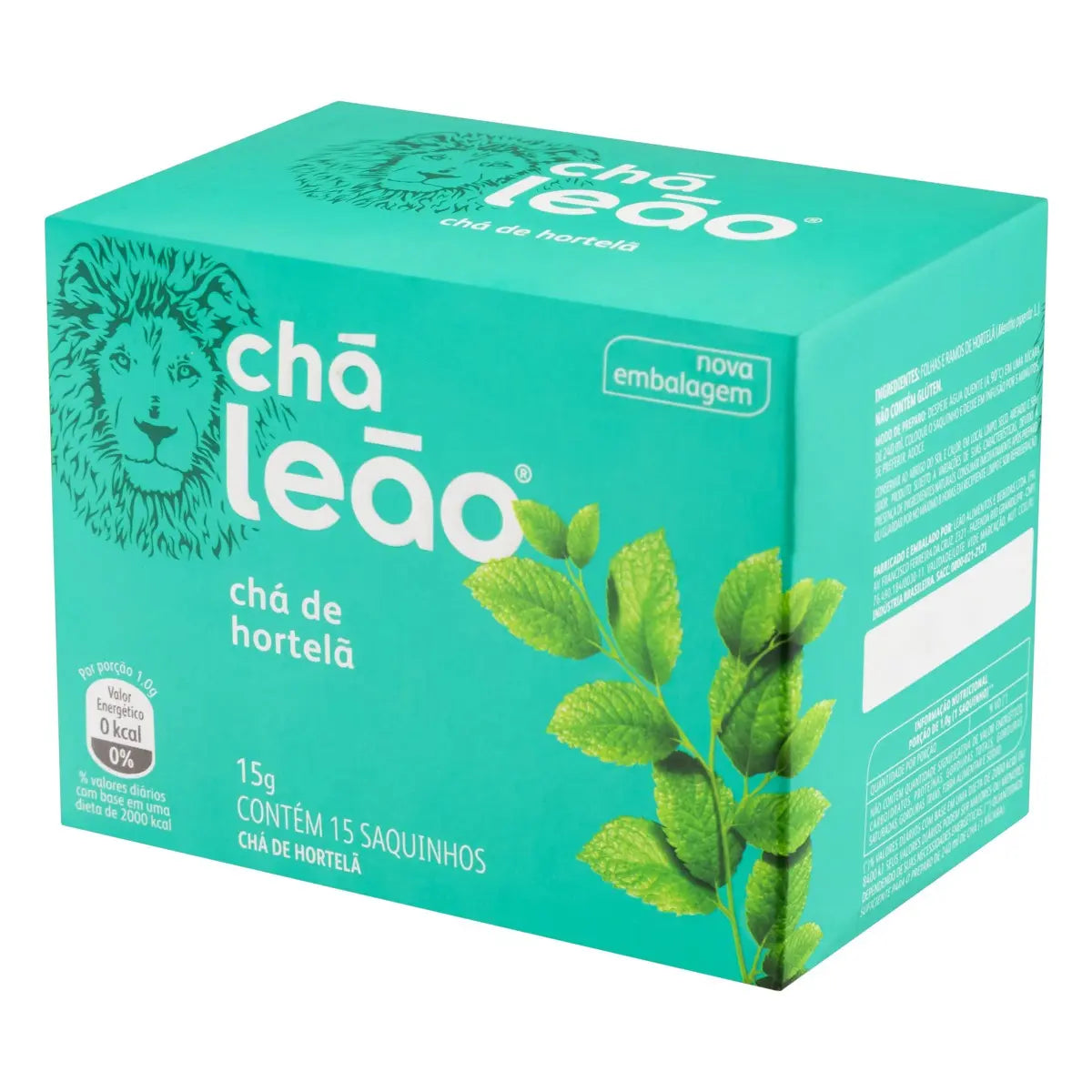 Chá Leão Hortelã 15 Sachês 1g