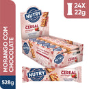 Barra de Cereal Nutry Morango com Chocolate 22g - Display com 24 Unidades