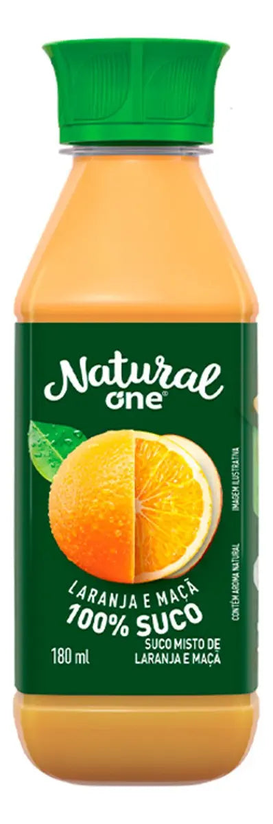 Suco Natural One Laranja e Maçã 6 x 180 ml