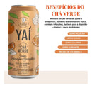 Pack 6 Cans Green Tea Yaí Orange with Ginger - Natural Thermogenic