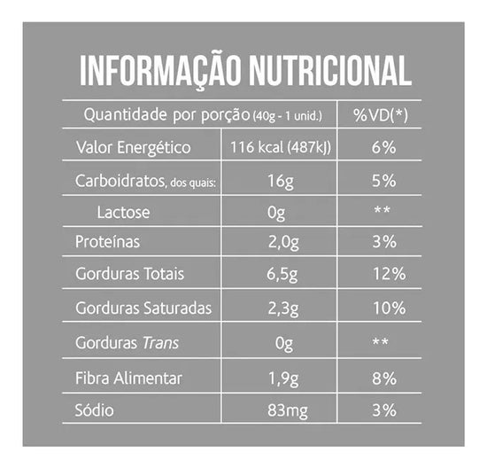 Bolinho BeLive Laranja com Chocolate Zero Açúcar - Caixa 10x40g