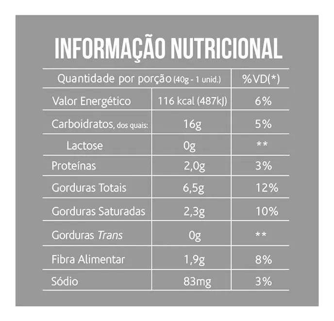 Bolinho BeLive Laranja com Chocolate Zero Açúcar - Caixa 10x40g