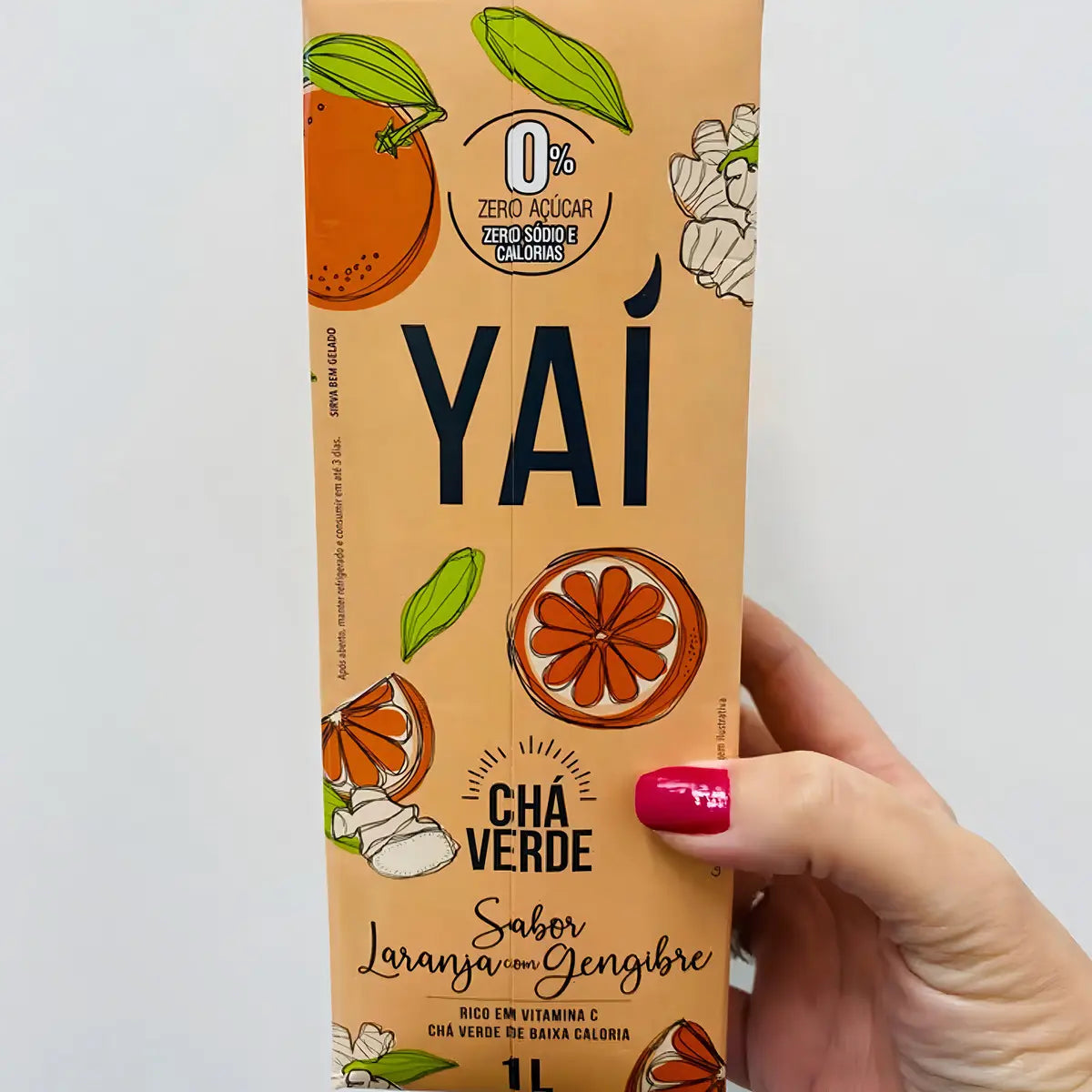 YAI CHÁ VERDE LARANJA C GENGIBRE 1L