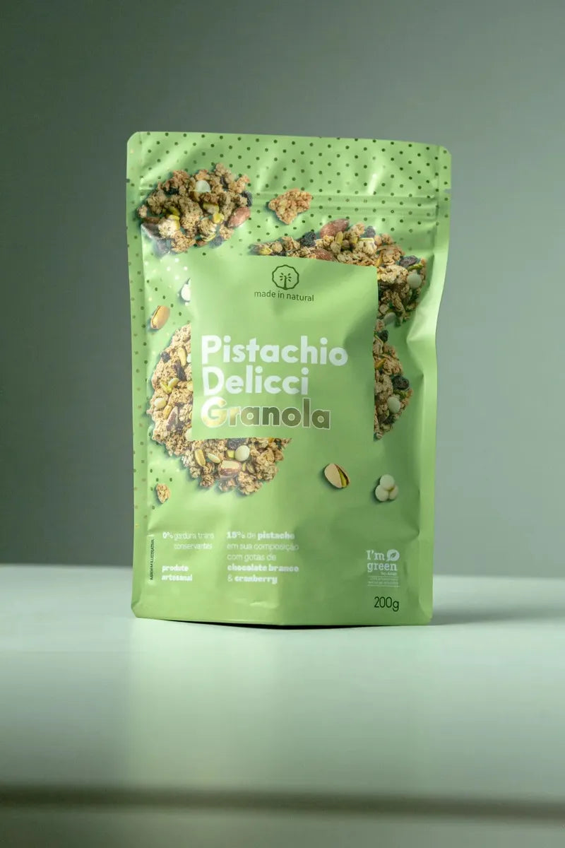 Granola Pistache Deliicci Feita Naturalmente - Sachê 200g