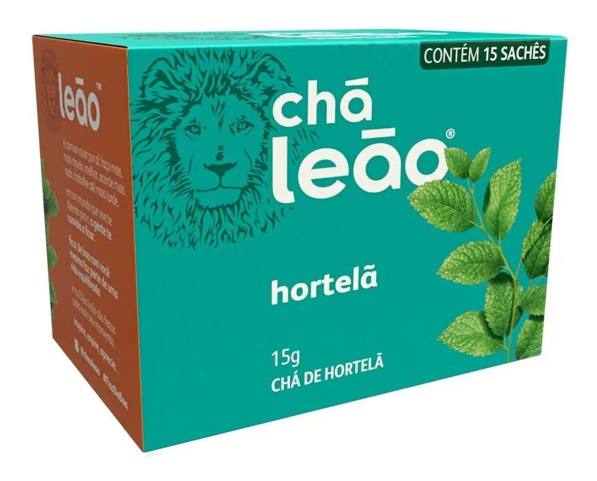 Chá Leão Hortelã 15 Sachês 1g