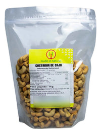 Castanha de Caju Torrada Sem Sal Made In Natural - 1kg
