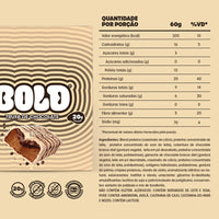 Barra de Proteína BOLD Trufa de Chocolate 60g - Caixa com 12 Unidades