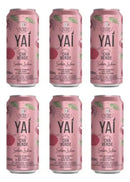 Pack 6 Latas Chá Verde Yaí Sabor Lichia - Sem Açúcar e Zero Calorias