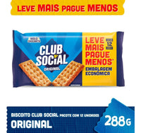 Biscoito Salgado Club Social Original 288g