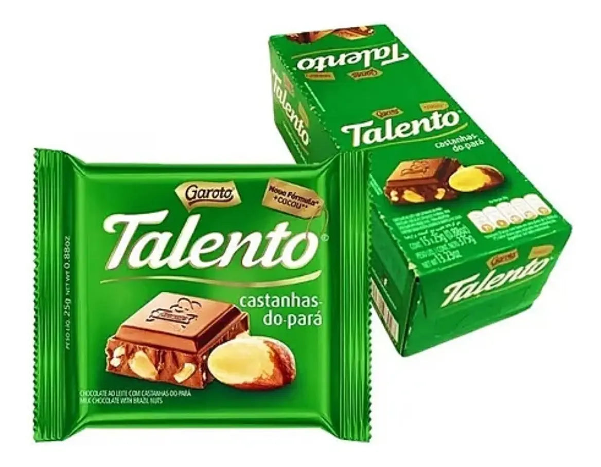 Talento Mini Castanha-do-Pará 15x25g