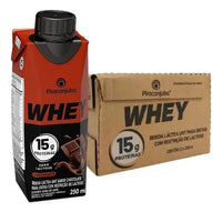 Bebida Láctea Piracanjuba Whey 15g Chocolate Zero Lactose - Caixa 12x250ml