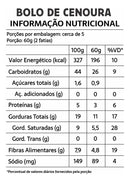Carrot Cake with Chocolate Frosting BeLive 260g - Zero Sugar and Gluten-Free