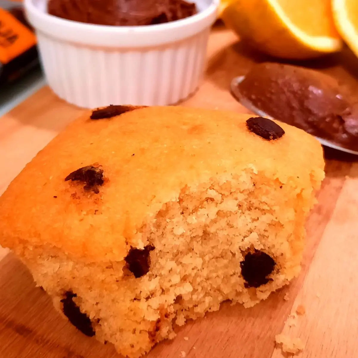 Bolinho BeLive Laranja com Chocolate Zero Açúcar - Caixa 10x40g