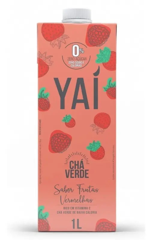 CHÁ VERDE FRUTAS VERMELHAS YAI 1L