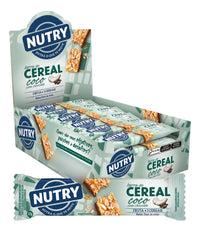 Barra de Cereal Nutry Coco com Chocolate 22g - Caixa com 24 Unidades