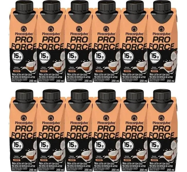 Bebida Láctea Piracanjuba Whey 15g Coco Zero Lactose - Caixa 12x250ml