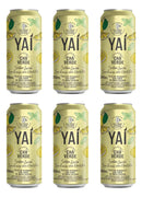 Pack 6 Latas Chá Verde Yaí Limão e Hortelã - Zero Calorias e Sódio