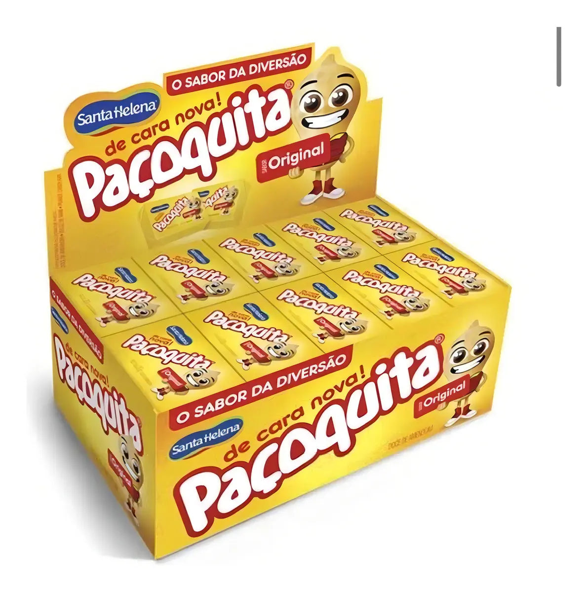 Paçoquita Original Santa Helena Quadrada 50x20g