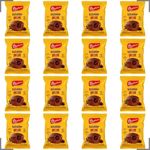 Bolinho Duplo Chocolate Bauducco 16 x 40 g