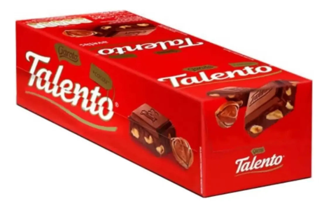Chocolate Mini Talento Garoto Avelãs 15 x 25 g