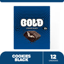 Barra de Proteína BOLD Cookies Black 60g - Caixa com 12 Unidades