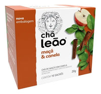 Chá Leão Maçã com Canela 20 g Caixa com 10 Sachês