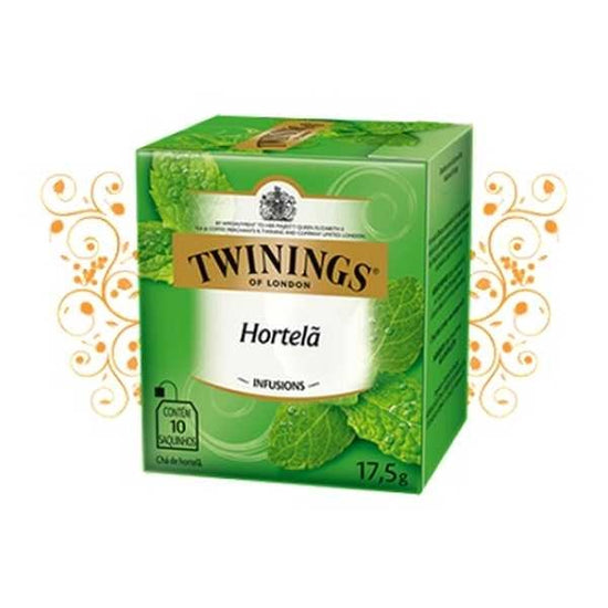 Chá Twinings de Hortelã 17,5 g Caixa com 10 Sachês