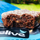 Caixa Brownie Fit Chocolate com Coco BeLive 10 Unidades Sem Açúcar Sem Glúten Sem Leite