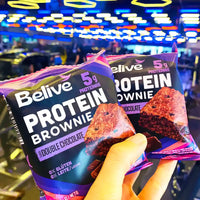 Brownie Proteico Double Chocolate Belive 10x40g Sem Glúten e Sem Lactose