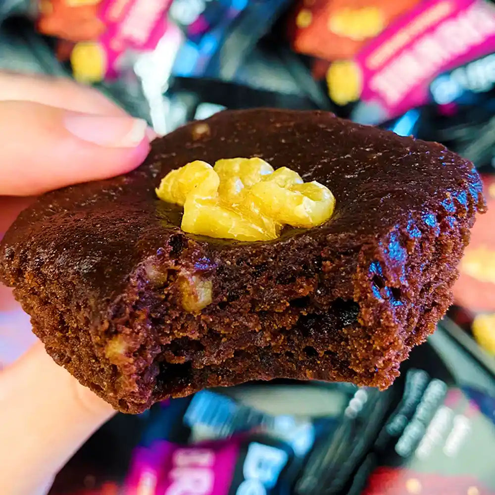 Brownie BeLive Chocolate com Nozes Zero Açúcar - Caixa 10x40g
