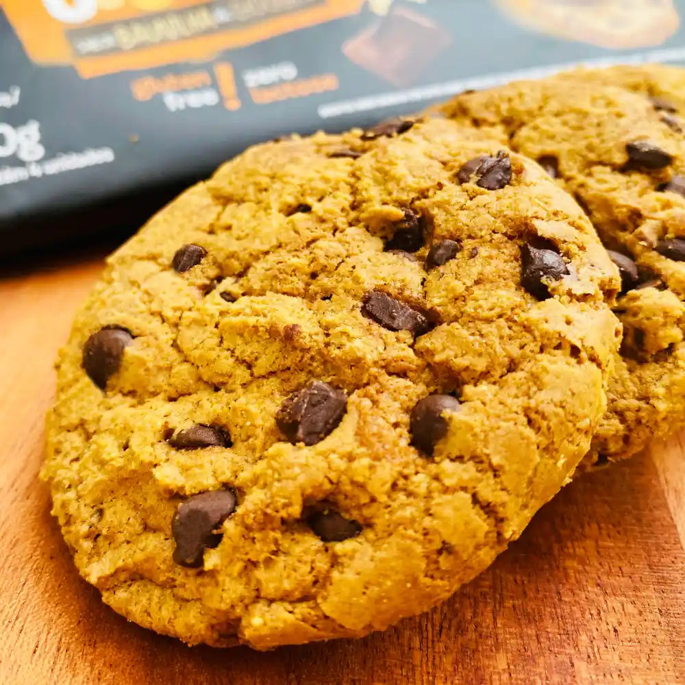 Cookies BeLive Baunilha com Chocolate Sem Glúten - Caixa 10x80g