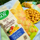 Caixa GoodSoy Snacks com Legumes Sabor Queijo 20 x 25 g Sem Glúten Sem Leite Sem Lactose