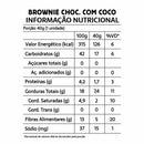 Caixa Brownie Fit Chocolate com Coco BeLive 10 Unidades Sem Açúcar Sem Glúten Sem Leite