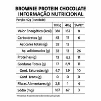 Brownie Proteico Double Chocolate Belive 10x40g Sem Glúten e Sem Lactose
