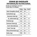 Caixa de Cookies de Chocolate Belive 10 Pacotes Sem Glúten Sem Lactose Sem Leite