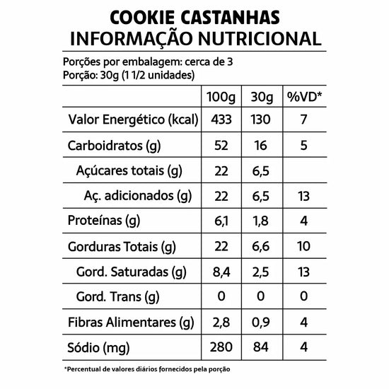 BeLive Nut Cookies - Gluten-Free, Dairy-Free and Lactose-Free (Box with 10 units)