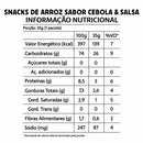 BELIVE SNACK DE ARROZ CEBOLA E SALSA - CX20